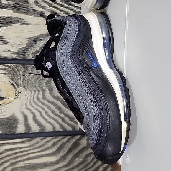Nike Air Max 97 Black Racer Blue Men\'s DM9105-001 Running Shoes Size 11 main image 12